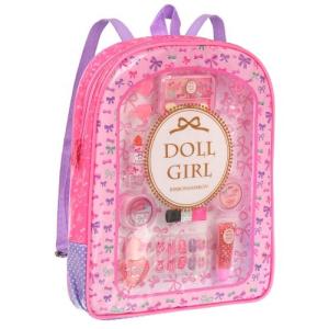 ドールガール バックパックメイクアップおもちゃ こども