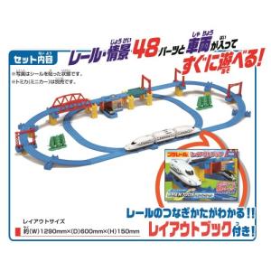 プラレール かっこいいがいっぱい！新幹線 N700S立体レイアウトセットおもちゃ こども 子供 男の子 電車 3歳｜esdigital