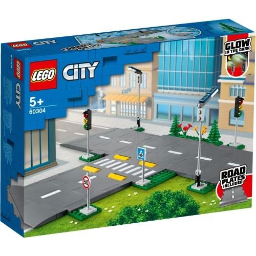 LEGO レゴ シティ つながる！ロードプレート 交差点 60304おもちゃ こども 子供 レゴ ブ...