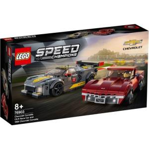 LEGO レゴ スピードチャンピオン シボレー コルベット C8.R レースカー ＆ 1968 シボレー コルベット 76903おもちゃ こども 子供 レゴ ブロック 8歳