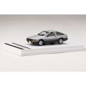 ホビージャパン 1／64 トヨタスプリンタートレノGT APEX (AE86) ハイメタルツートン(銀／黒)【HJ641008SK】ミニカー