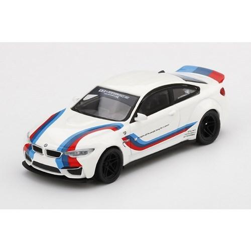 MINI-GT 1／64 LB★WORKS BMW M4 ホワイト(左ハンドル)【MGT00161-...