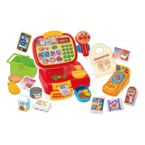 おさつスイスイ！セルフでピピッ♪ アンパンマンレジスターDX ままごと お買い物 おつかい 初めて ...