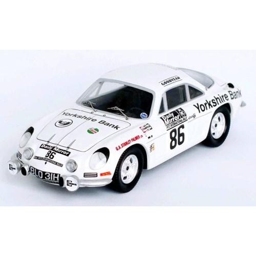 Trofeu アルピーヌルノー A110 1972年RACラリー ＃86 Jill Robinson...