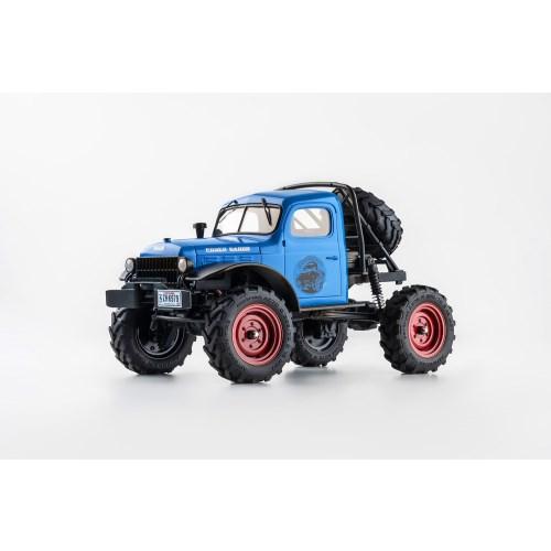 FMS 1／24 リアリスティックRC完成モデル マッド・レーサー 4×4 パワーワゴン ブルー 【...