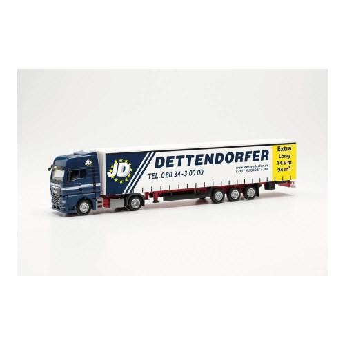 MAN TGX GX カーテンキャンバス 15m セミトレーラー ’Dettendorfer’1／8...