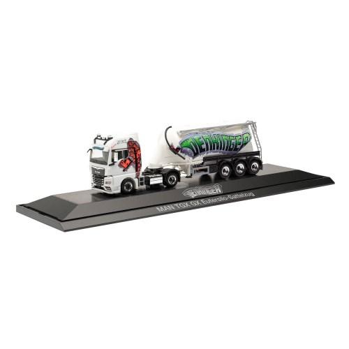 MAN TGX GX バルクセミトレーラー ’Denkinger’1／87【HE122221】(ミニ...