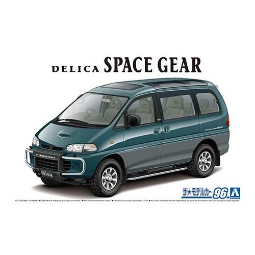 アオシマ ミツビシ PE8W デリカスペースギア ’96 1／24 【ザ☆モデルカー 96】 (プラ...