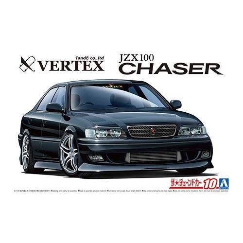 アオシマ VERTEX JZX100チェイサー ツアラーV’98 (トヨタ) 1／24 【ザ☆チュー...