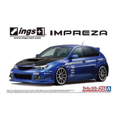 アオシマ ings GRB インプレッサ WRX STI’07(スバル) 1／24 【ザ☆チューンド...