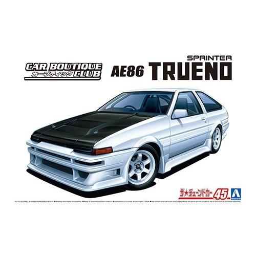 アオシマ カーブティッククラブ AE86 トレノ’85(トヨタ) 1／24 【ザ☆チューンドカー 4...