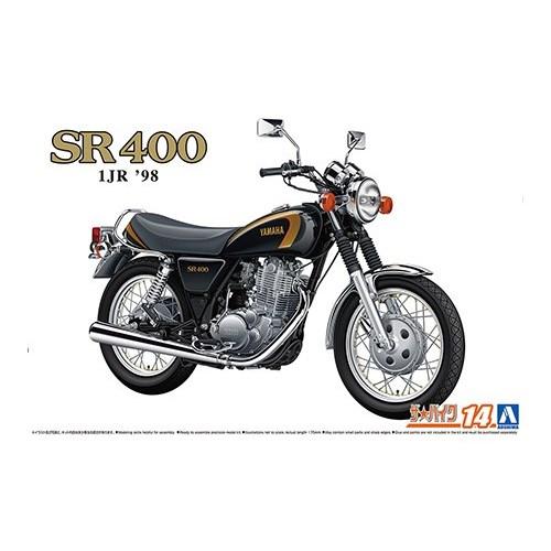 アオシマ ヤマハ1JR SR400 ’98 1／12 【ザ☆バイク 14】 (プラモデル)おもちゃ ...