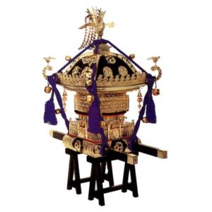 童友社（DOYUSHA） 1/ 8 江戸神輿 茶塗り 赤紐プラモデル 返品種別B