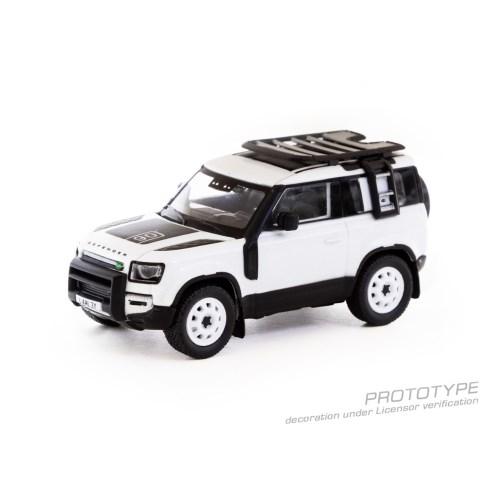 TARMAC WORKS Land Rover Defender 90  White Metalli...
