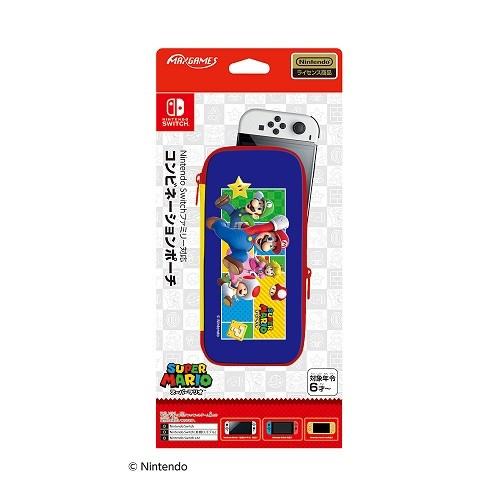 Nintendo Switchファミリー対応コンビネーションポーチ スーパーマリオ エンジョイver...