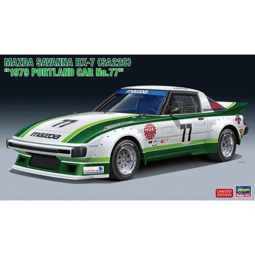 1／24 マツダ サバンナ RX-7 (SA22C) ’1979 ポートランド CAR No.77’...