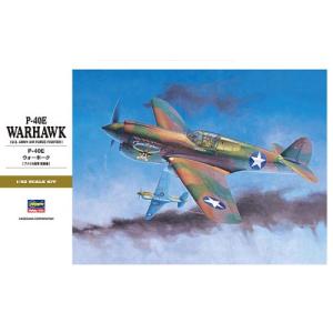 ハセガワ (再生産)1/ 48 P-40E ウォーホーク(JT86)プラモデル 返品種別