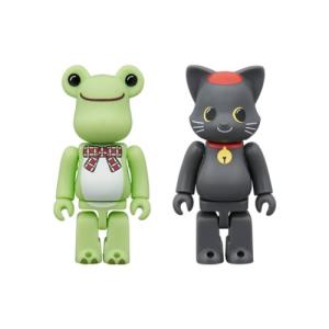 BE＠RBRICK かえるのピクルス ＆ NY＠BRICK 黒ねこ ピエール 100％ 2体セット (フィギュア)フィギュア｜esdigital