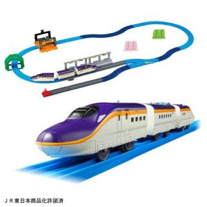 プラレール 連結!E8系つばさ&トミカアーチ踏切...の商品画像