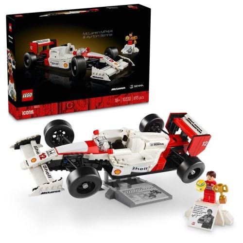 LEGO レゴ アイコンズ マクラーレン MP4／4 ＆アイルトン・セナ 10330おもちゃ こども...