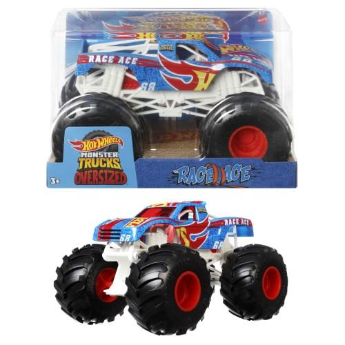 ホットウィール モンスタートラック ビッグサイズ レース・エースおもちゃ こども 子供 男の子 ミニ...