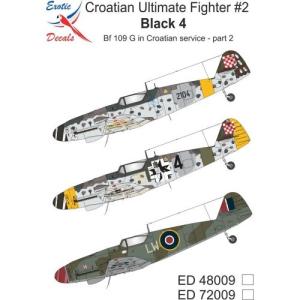 1／48 クロアチア空軍のBf109G デカール パート2 【TRMED48009】 (プラモデル)おもちゃ プラモデル｜esdigital