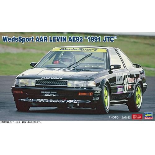 1／24 ウェッズスポーツ AAR レビン AE92 ’1991 JTC’ 【20702】 (プラモ...