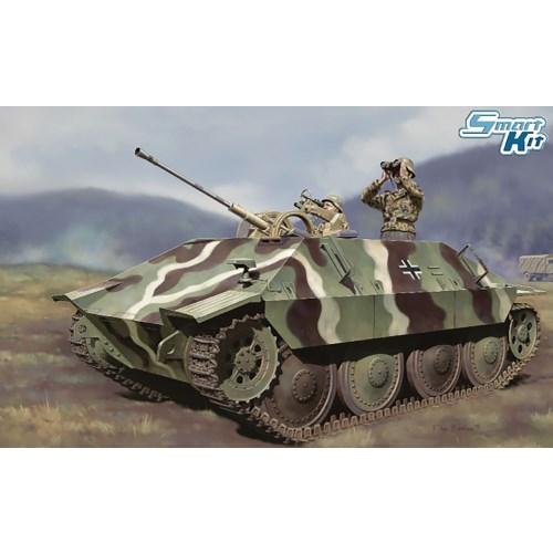 1／35 WW.II ドイツ軍 ヘッツァー回収戦車 2cm Flak38搭載型 フィギュア付属 【D...