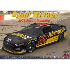1／24 ライアン・ブレイニー ＃12 アドバンス オート フォード マスタング NASCAR 2023 【PF2023RBA】 (プラスチックモデルキット)おもちゃ プラモデル｜esdigital