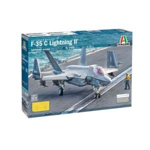 1／72 アメリカ海軍 F-35C ライトニングII 【IT1469】 (プラスチックモデルキット)おもちゃ プラモデル｜esdigital