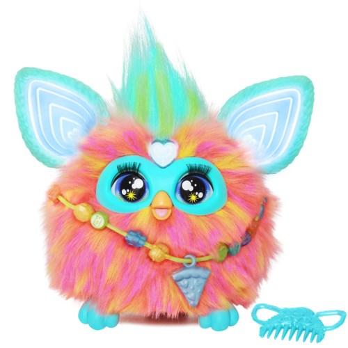 ファービー コーラル  Furby カラフル ぬいぐるみ 会話 おしゃべり かわいい 光 音 友達 ...