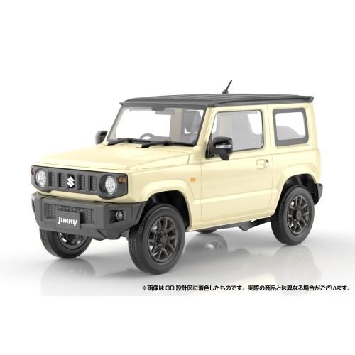 楽プラ スナップカー 1／24 JB64 ジムニー 2018 シフォンアイボリーメタリック 【03-...