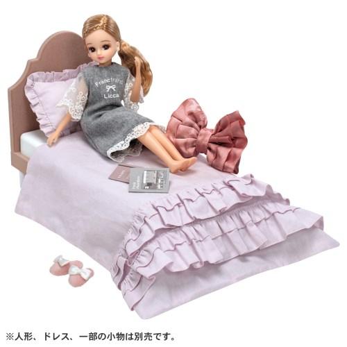 リカちゃん LF-08 インテリアコーディネート ベッド セット(Francfrancコラボ)おもち...