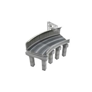 建物コレクション 187 高速道路カーブセット 【330264】 (鉄道模型 コレクション)