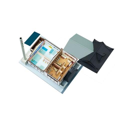 ペーパーストラクチャー MD04マイクロドールハウス 銭湯 【322771】 (鉄道模型 ジオラマ)