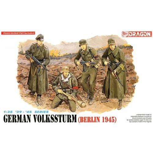 ドラゴン 1／35 WW.II ドイツ軍 国民突撃兵 ベルリン 1945 【DR6020】 (プラモ...