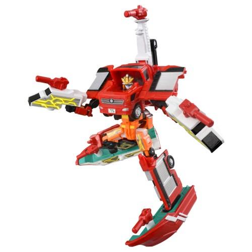 トミカ ジョブレイバー TJBDX ユナイトファイヤブレイバー 消防車＆消防艇 合体セットおもちゃ ...