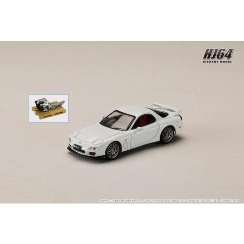 HJ64 1／64マツダ RX-7(FD3S)  TYPE RZ エンジンディスプレイモデル付 ピュ...