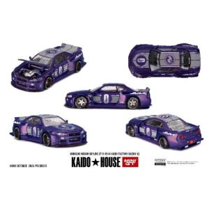 KAIDO HOUSE x TSM ミニGT 1/64 日産 スカイライン GT-R R33 HKS V1