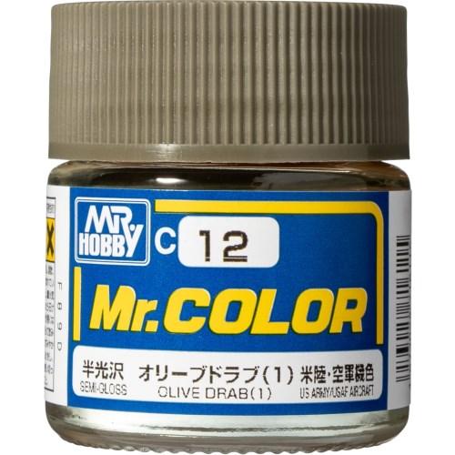 Mr.カラー オリーブドラブ(1) 【C12】 (塗料)