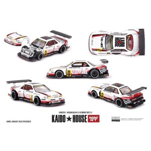 MINI-GT 1／64 Nissan シルビア S13-R Circuit Spec V1(右ハン...