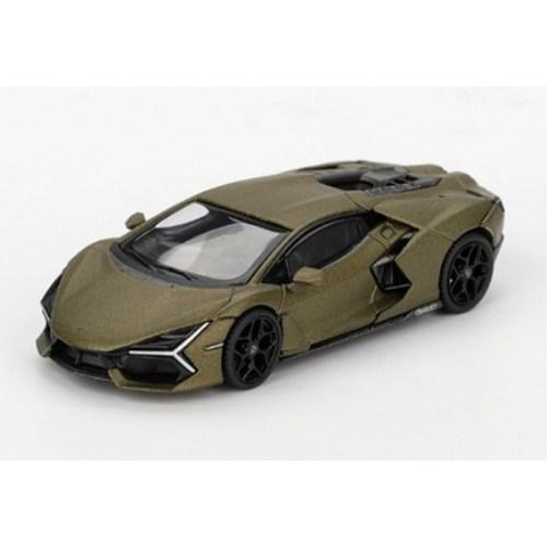 MINI-GT 1／64 ランボルギーニ レヴエルト Verde Gea Matte(右ハンドル) ...