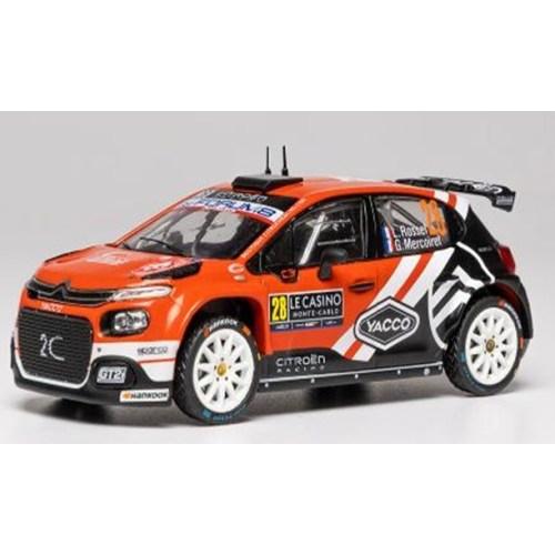 IXO 1／43 シトロエン C3 Rally2 2026年 ラリーモンテカルロ WRC2 クラス優...