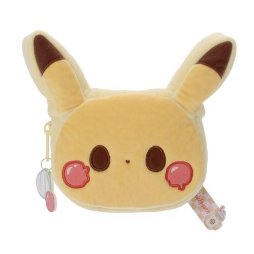 ポケピース／ぬいぐるみポーチ(パンケーキ風)／ピカチュウ