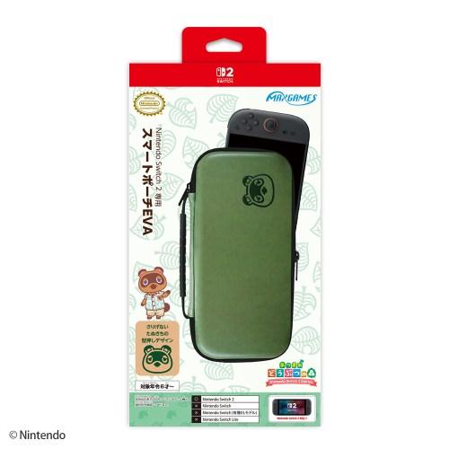 Nintendo Switch 2 専用スマートポーチEVA あつまれ どうぶつの森 たぬきちver...