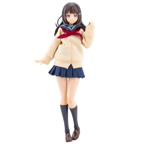 きるプラ 1／10 『創彩少女庭園』 結城 まどか【桃桜高校・冬服】 【JK102】 (プラモデル)
