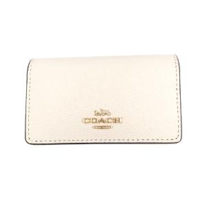 コーチ ★COACH★ ファイブ リング キー ケース チョーク ホワイト 76741 IMCHK