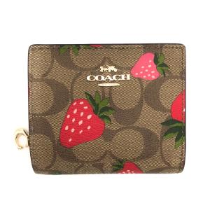 COACH☆新品】スナップ ウォレット☆シグネチャー ☆ワイルド
