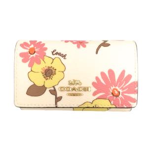 コーチ ★COACH★ ファイブ リング キーケース フローラル クラスター プリント 花柄 CI799 IMCAH