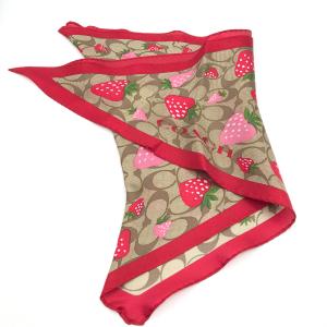 COACH（コーチ） ☆COACH☆ シグネチャー スヌーピープリント シルク